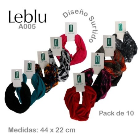 Cuello Multiusos (Pack de 10) Leblu