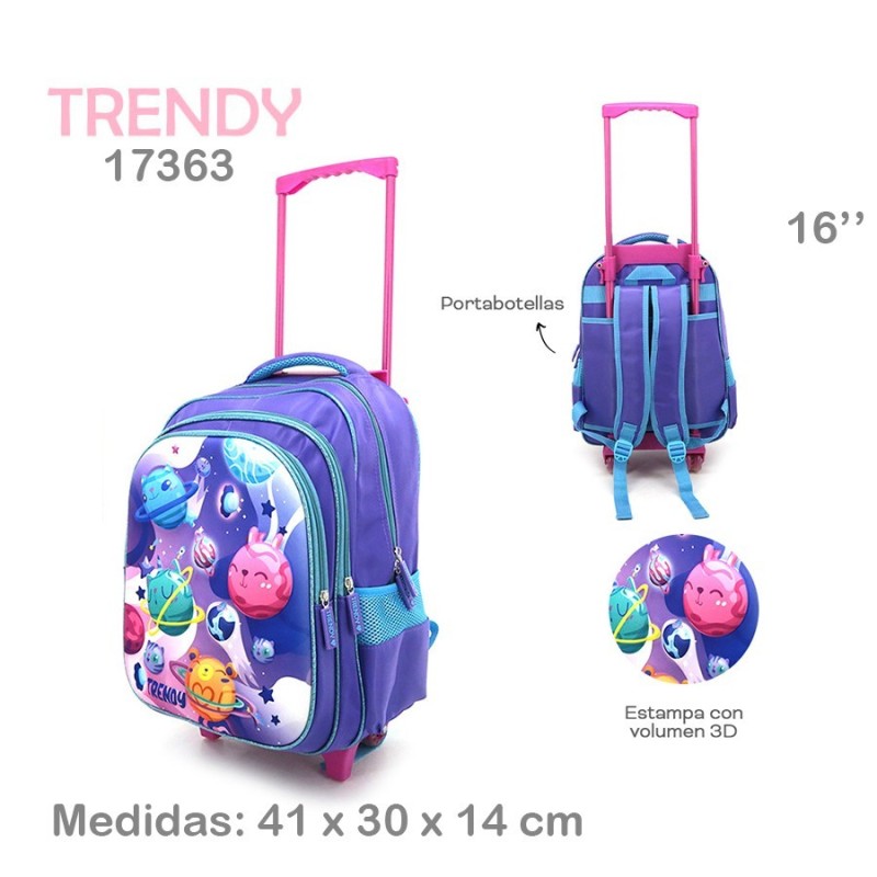 Mochila Carro trendy 16"
