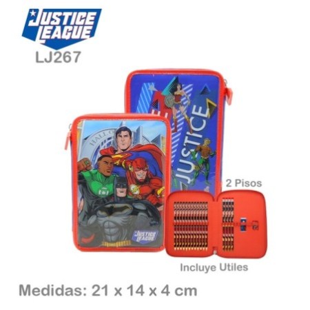 Cartuchera La Liga de la Justicia