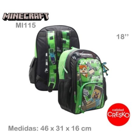 Mochila Minecraft 18''''