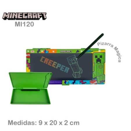 Cartuchera Pizarra Mágica Minecraft