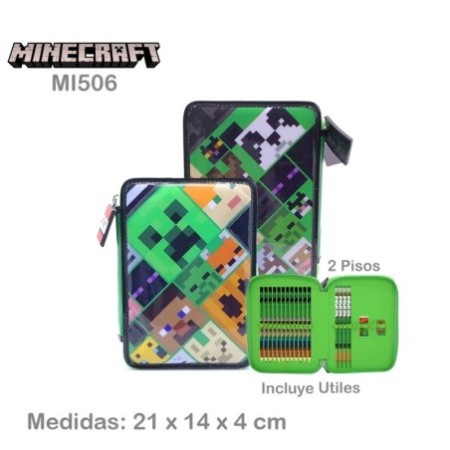 Cartuchera Minecraft
