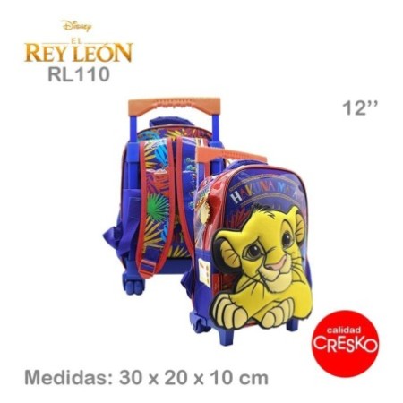 Mochila Carro El Rey leon 12''''