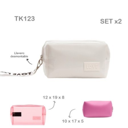 Portacosmeticos Set x2