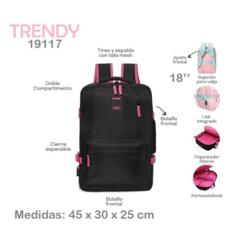 Mochila Viajera Trendy