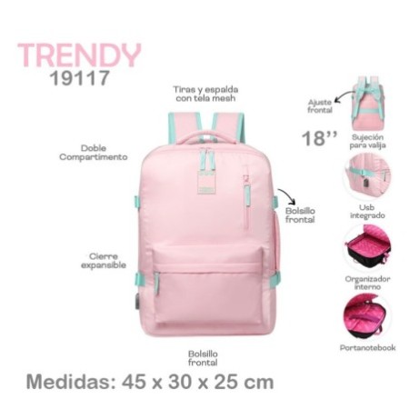 Mochila Viajera Trendy