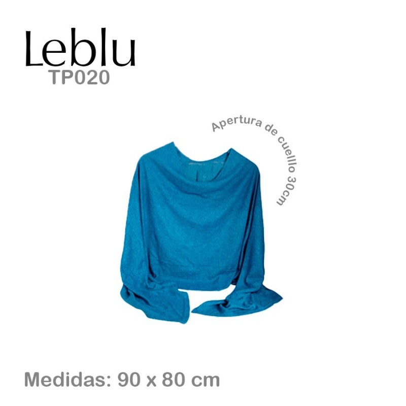Poncho Leblu