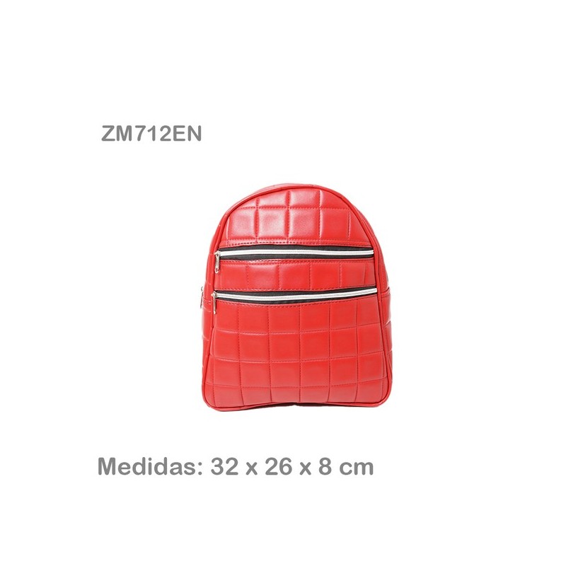 Mochila Engomada a Cuadros