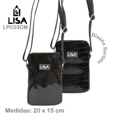 Portacelular Charol Surtido LISA