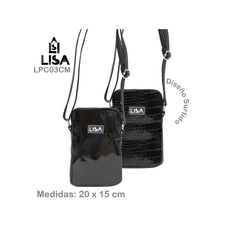Portacelular Charol Surtido LISA