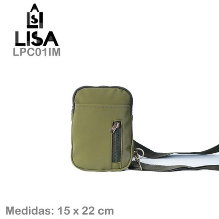 Portacelular Cruzado c/Cierre Impermeable