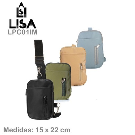 Portacelular Cruzado c/Cierre Impermeable