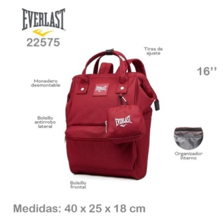Mochila Everlast Boca de Pez