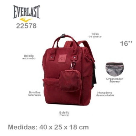 Mochila Everlast Boca de Pez