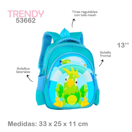 Mochila Trendy infantil