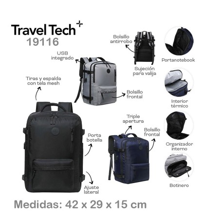 Mochila Viajera Travel Tech