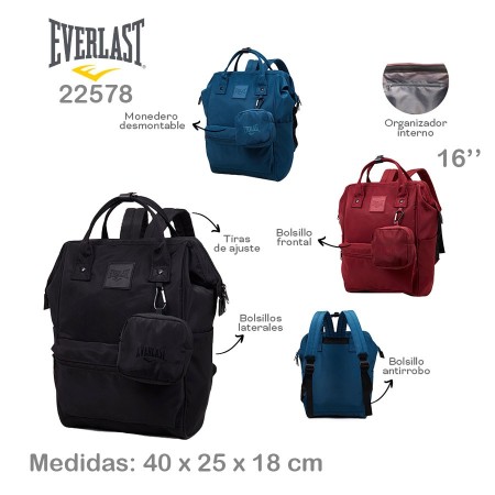Mochila Everlast Boca de Pez