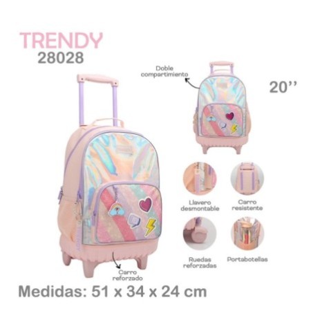 Mochila Carro Trendy