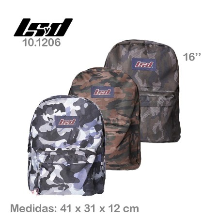 Mochila Camuflada LSyD 16