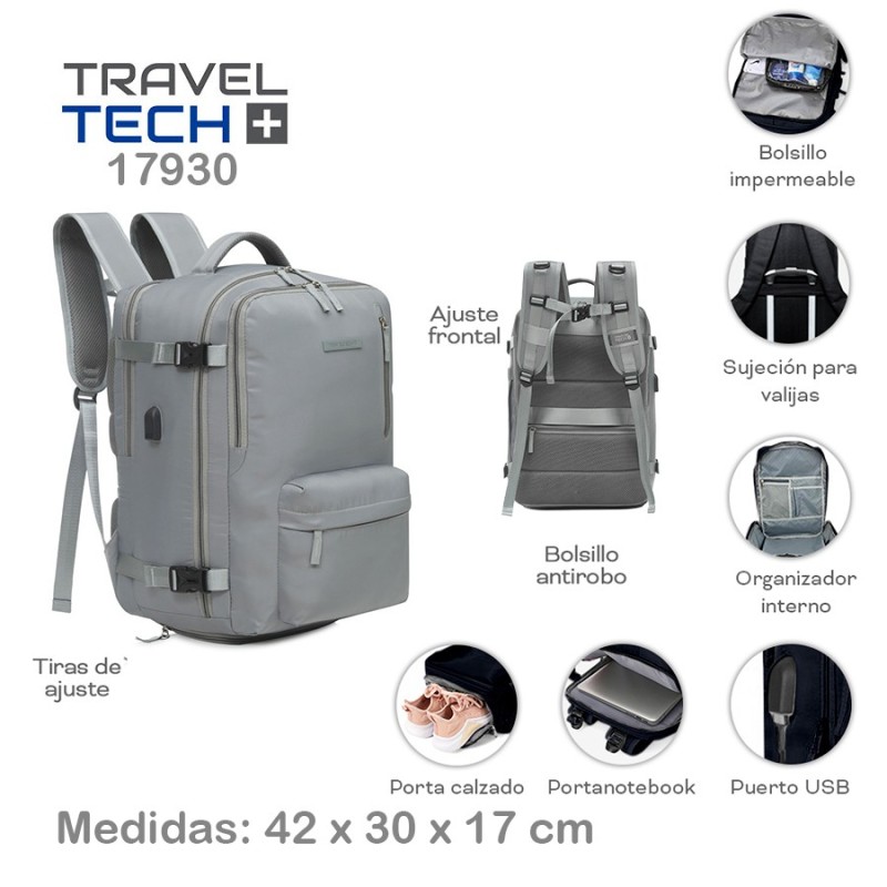 Mochila Viajera Travel Tech