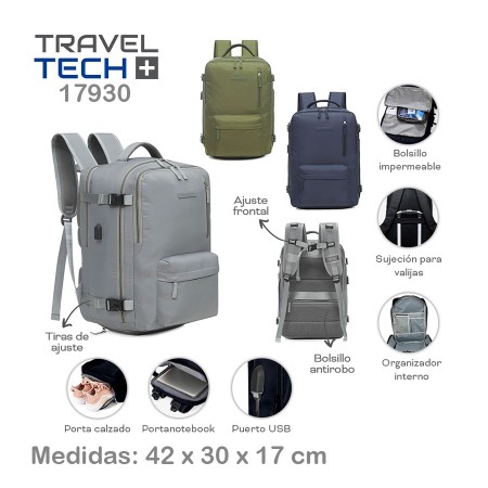 Mochila Viajera Travel Tech