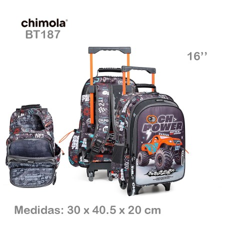 Mochila Carro Chimola 18"