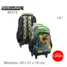 Mochila Carro Minecraft 18"