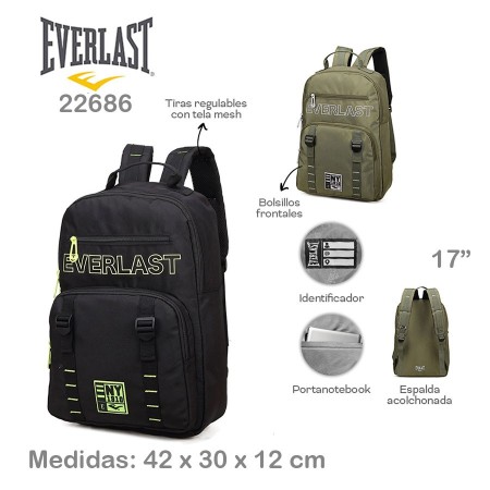 Mochila Everlast 17"