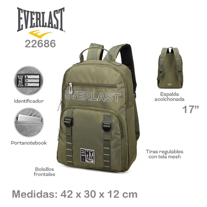 Mochila Everlast 17"