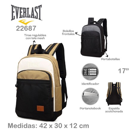 Mochila Everlast 17"