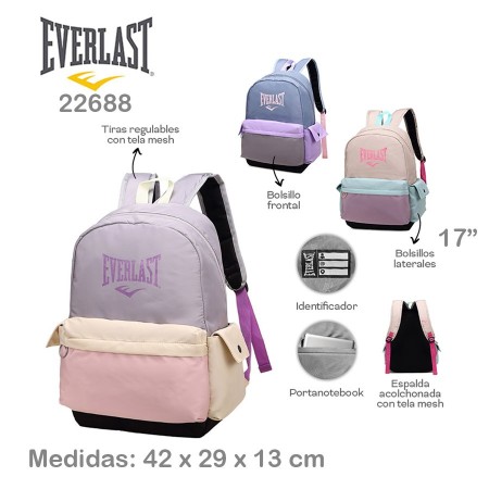 Mochila Everlast 17"