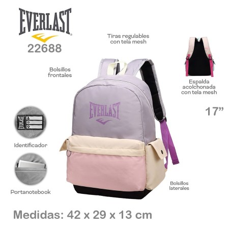 Mochila Everlast 17"