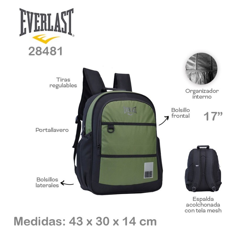 Mochila Everlast 17"