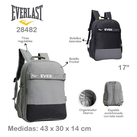 Mochila Everlast 17"