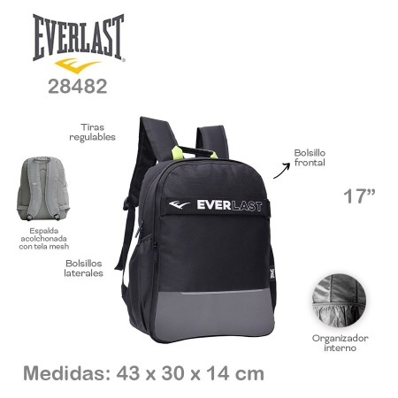 Mochila Everlast 17"