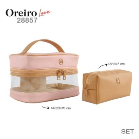 Portacosmeticos Set x2 Las Oreiro Love