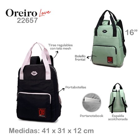 Mochila Las Oreiro Love 16"