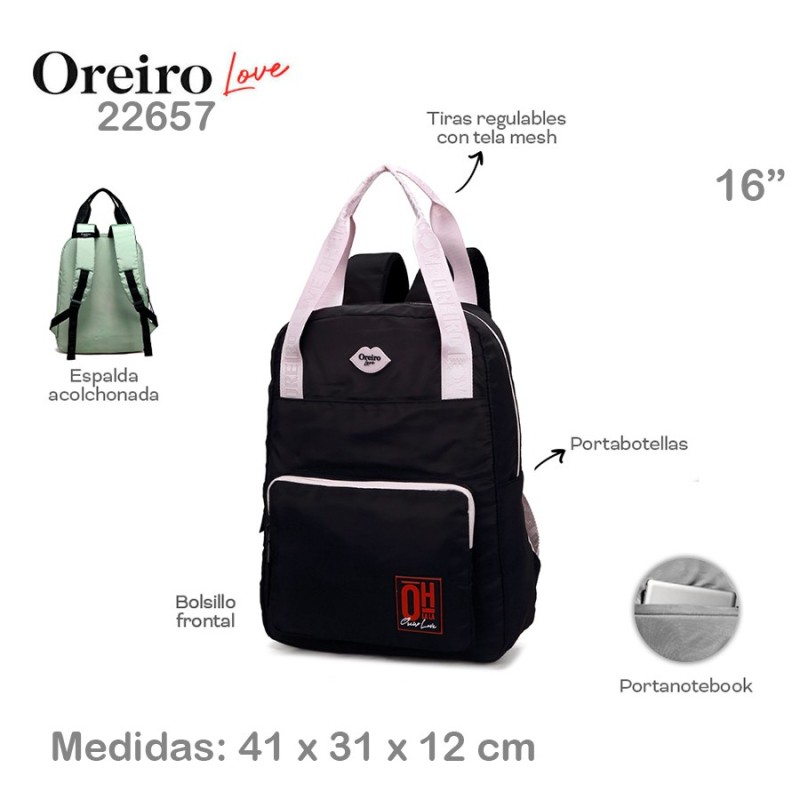 Mochila Las Oreiro Love 16"