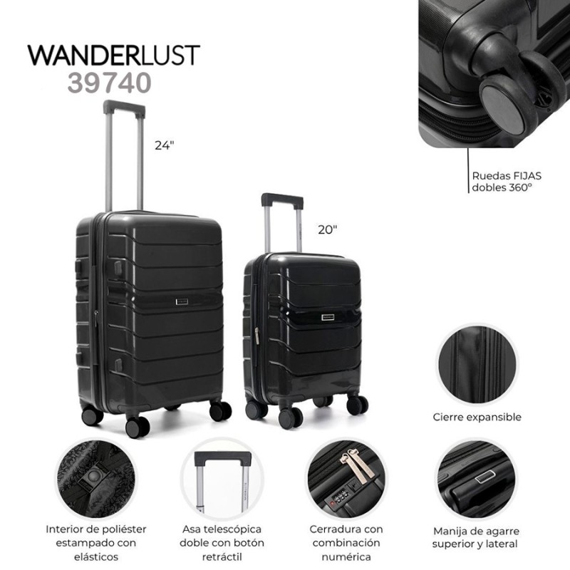 Set de Valijas Wanderlust