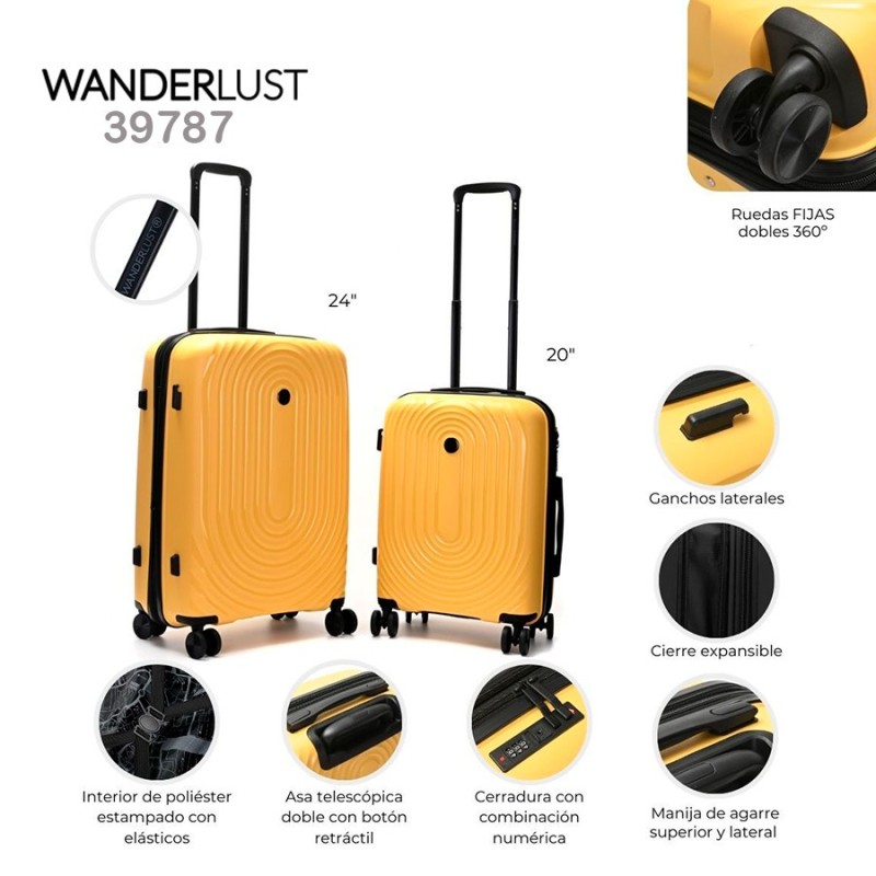 Set de Valijas Wanderlust