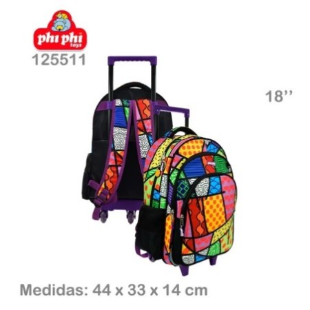 Mochila Infantil Carro 18''''