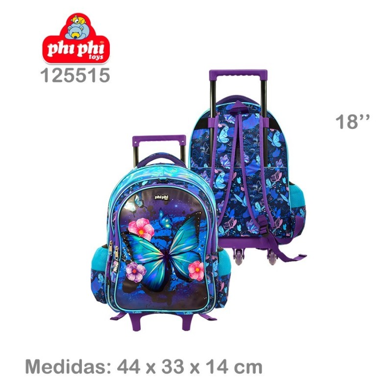 Mochila c/Carro Phi Phi Toys
