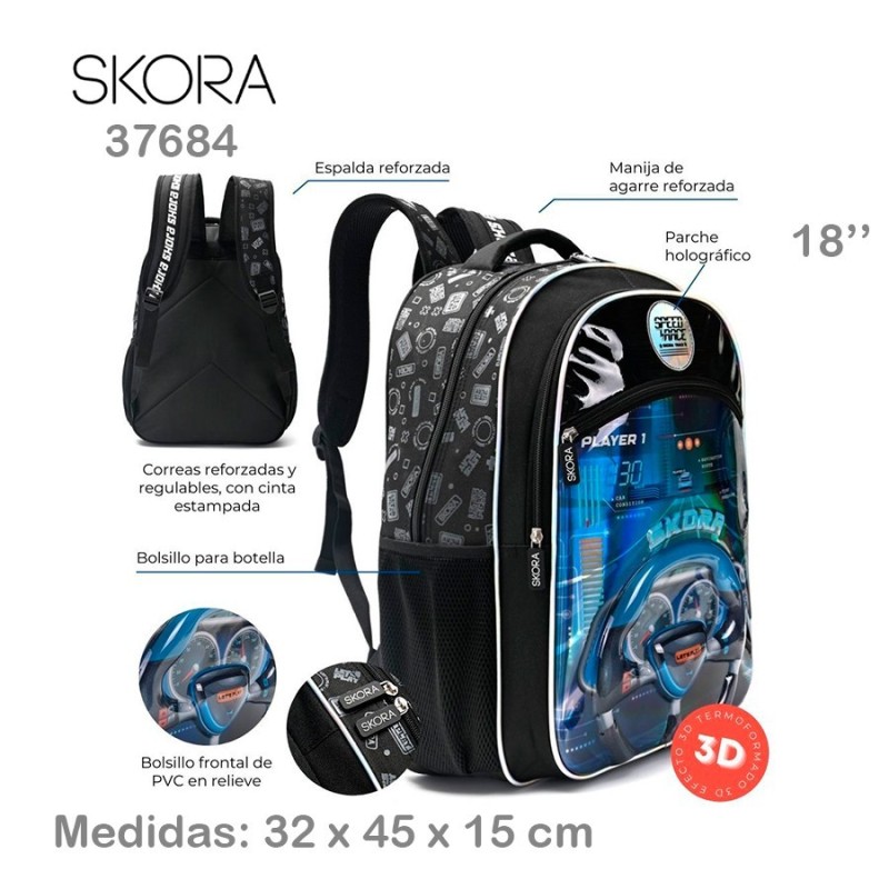 Mochila Infantil Skora 18